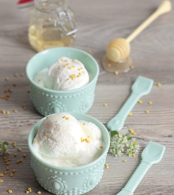 Dolcemente inventando: gelato al miele di acacia e polline