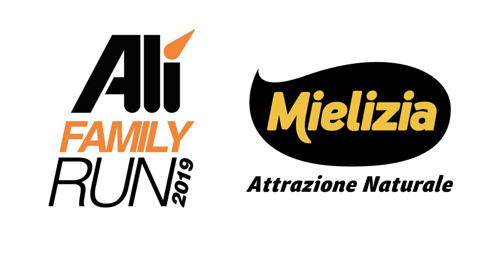 Famiglia che corre insieme alla Maratona di Venezia 2019 sponsorizzata da Mielizia