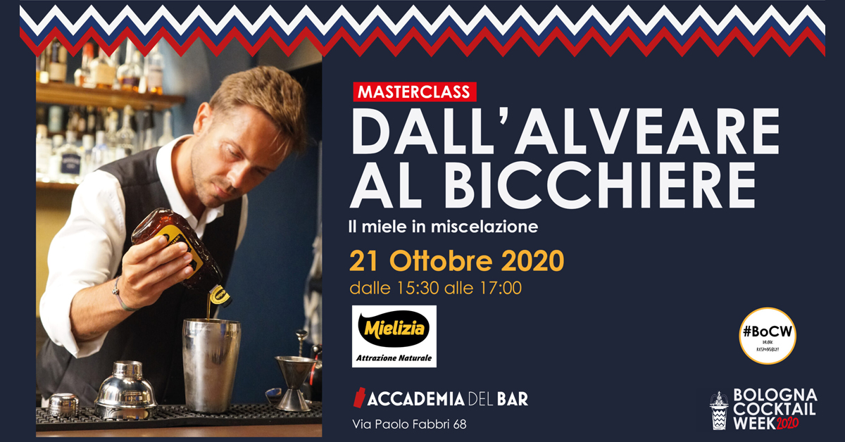Masterclass Mielizia - Bologna Cocktail Week 2020, 21 ottobre