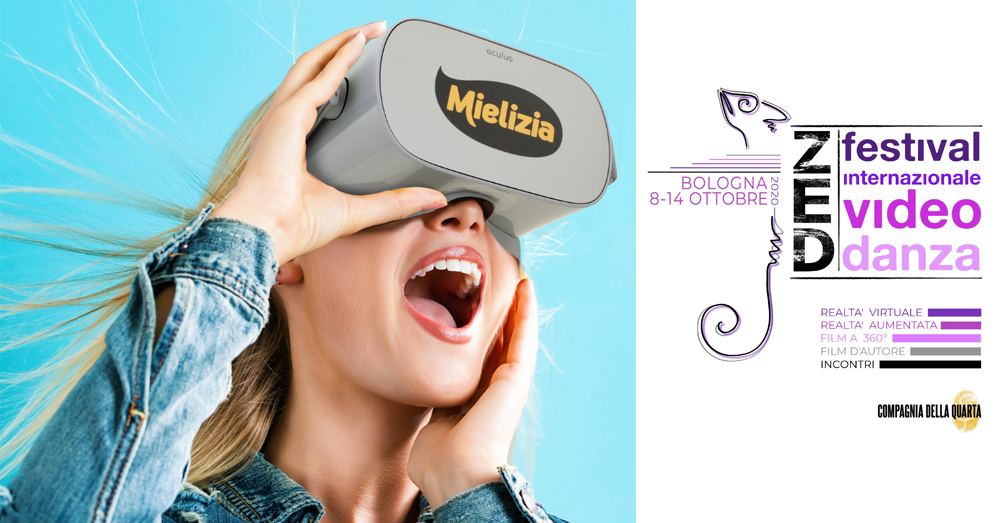 Immagine del Mielizia Zed Festival 2020 con videodanza in VR 360°
