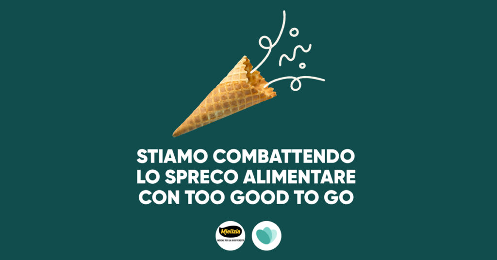 Immagine promozionale: Mielizia e Too Good to Go insieme contro lo spreco alimentare