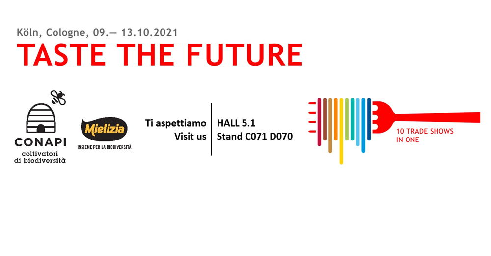 Miele Mielizia all'Anuga 2021 a Colonia - Stand espositivo con prodotti