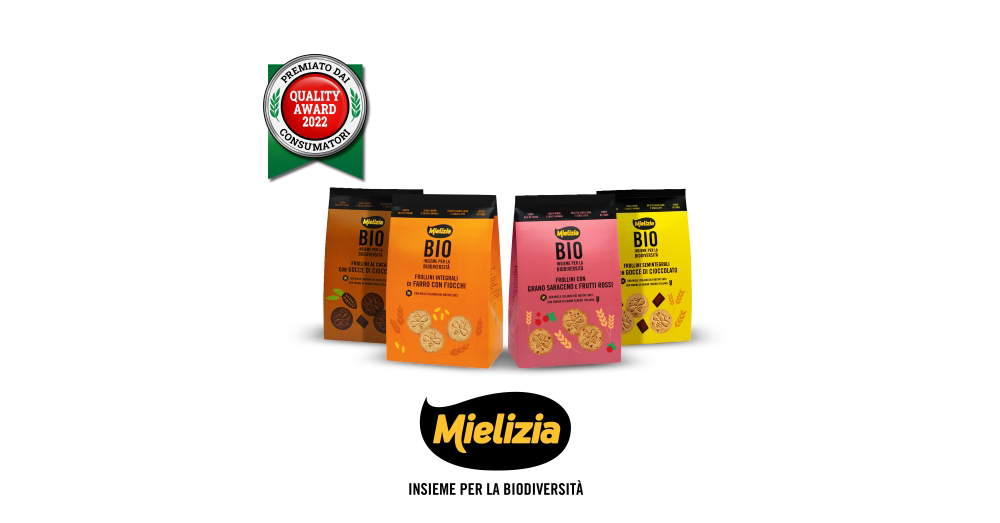 Frollini Mielizia BIO premiati con il Quality Award 2022