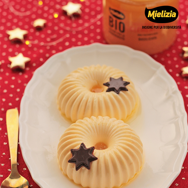 Dessert Bavarese al miele di clementino e arancia per il pranzo di Natale