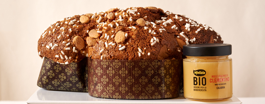 Immagine della ricetta della colomba pasquale con miele e clementino di Mielizia