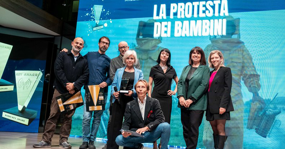 Premiazione del Key Award per lo spot TV 2022 di Mielizia