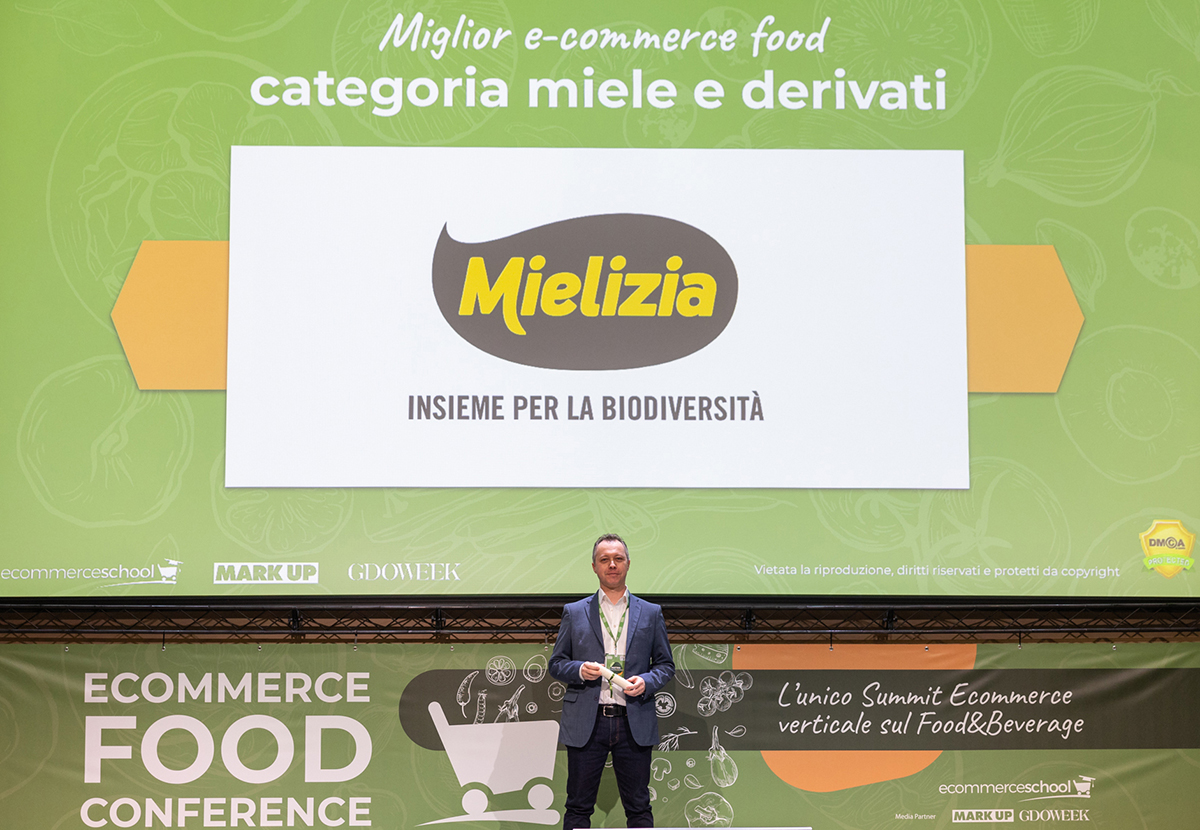 mielizia news - ecommerce food conference 2023 bologna fico ecommerce school premiazione award shop miele