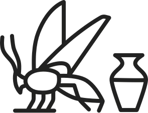 Illustrazione pitture rupestri Mielizia: antichi simboli e disegni su roccia