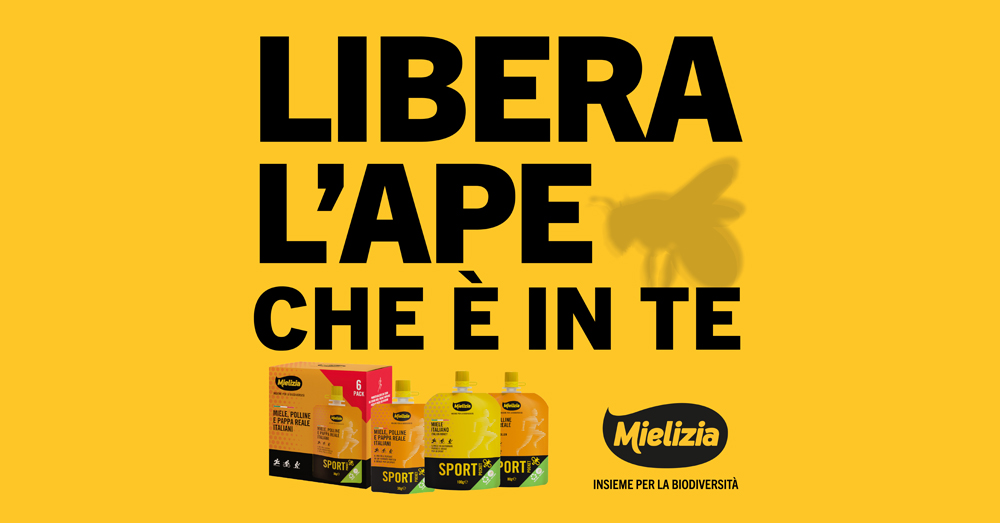Campagna social 'Libera l'Ape che è in te' di Mielizia con SportPocket