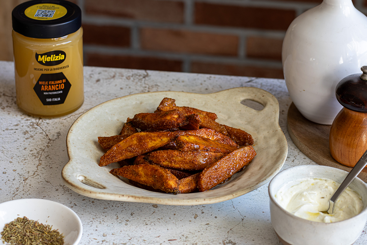 mielizia ricetta - Patate dolci glassate al miele di arancio 2