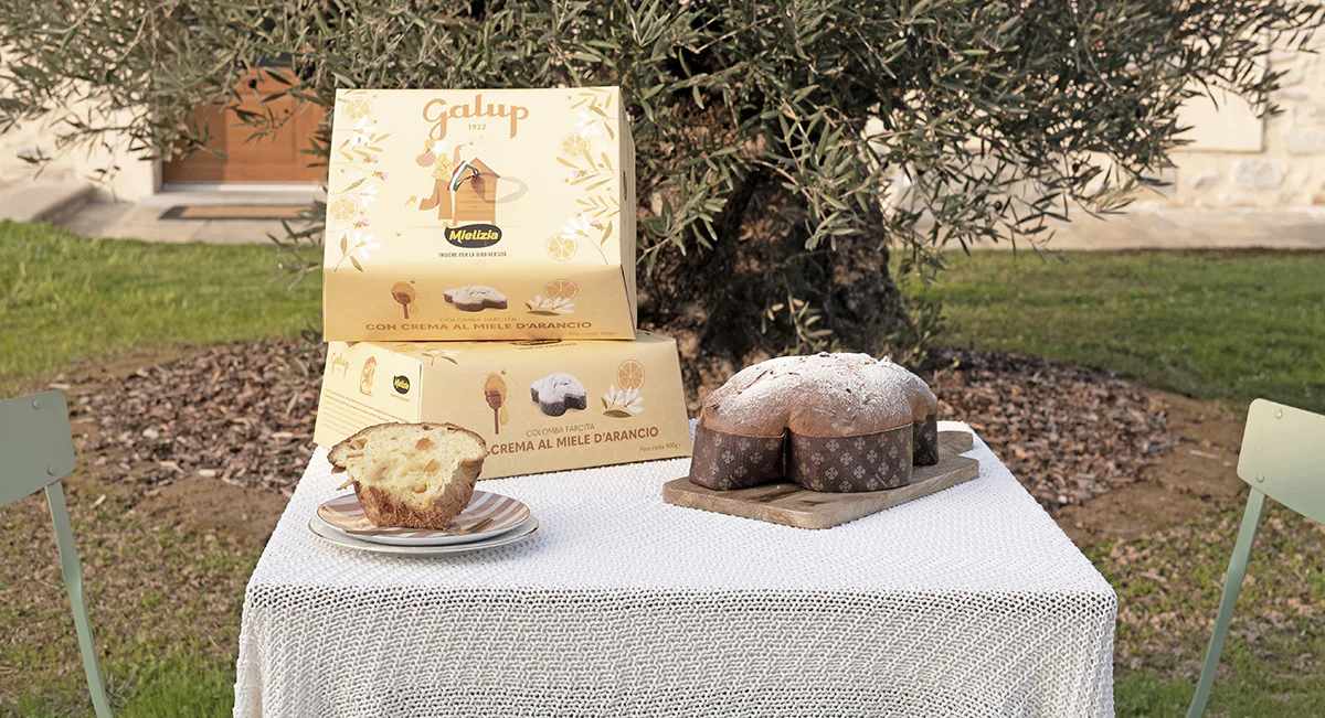 Una Colomba che fa primavera: arriva un grande lievitato firmato Galup e Mielizia